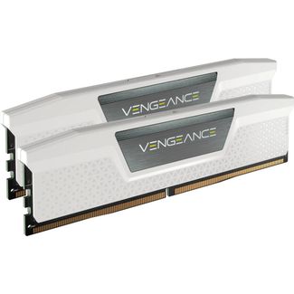 CORSAIR CMK32GX5M2B6400Z36W VENGEANCE DDR5 32GB (2 x 16GB) DDR5 6400MHz CL36-48-48-104 1.35V EXPO & XMP Memory White