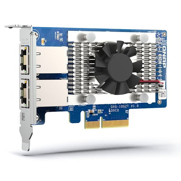 QNAP QXG-10G2T Dual-port 5-speed 10GbE Network Expansion Card