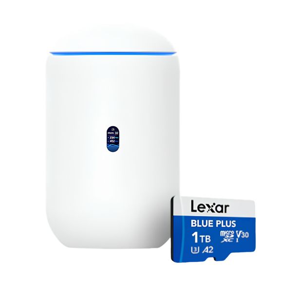 Ubiquiti NHU-UDR7-1TBSD UniFi Dream Router 7 WiFi 7 Cloud Gateway + Lexar 1TB microSD Bundle