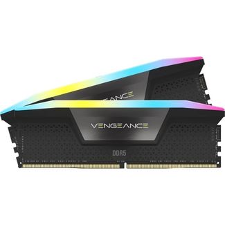 Corsair CMH16GX5M2B5200C40 Vengeance RGB 16GB (2x8GB) DDR5 DRAM 5200MT/s CL40 Memory Black