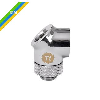 Thermaltake CL-W053-CU00SL-A Pacific G1/4 45 & 90 Degree Adapter ? Chrome