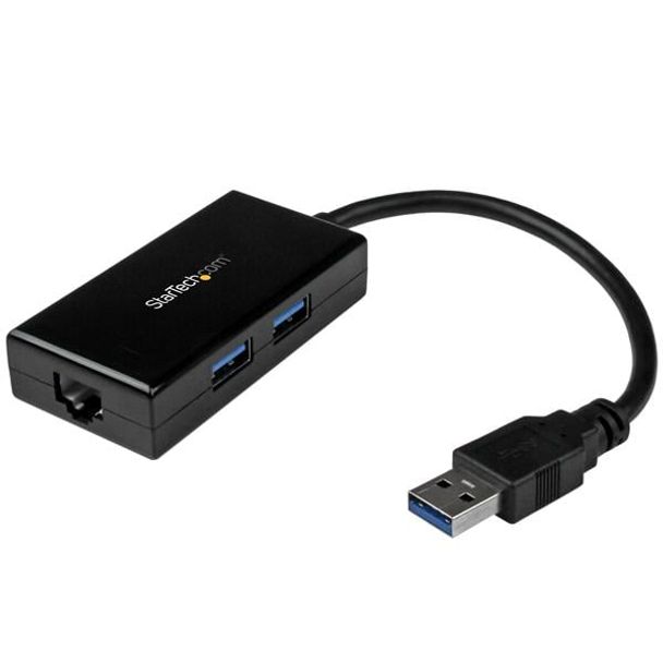 StarTech USB31000S2H USB 3 to Gigabit Network Adapter & Hub