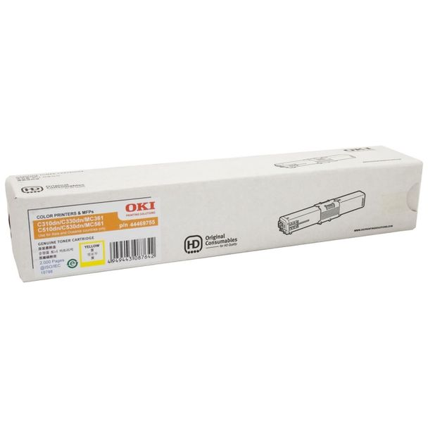 OKI 44469755 C310dn Toner Cartridge Yellow