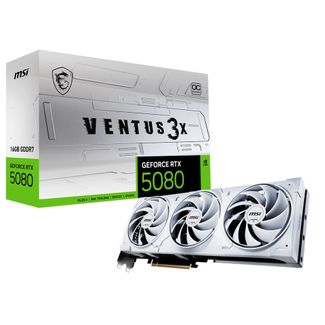MSI GeForce RTX 5080 16G VENTUS 3X OC WHITE Graphics Card