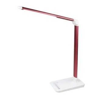 9W Dimmable LED Desk Lamp Red With USB Port LED-DESKP-LED-586R