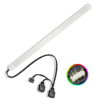 Cruxtec PCL-FR40-WH ARGB Silicone Light Strip Square Tube 40cm