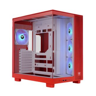 Thermaltake CA-11E-00MRWN-00 View 380 XL Tempered Glass ARGB ATX Mid Tower Case Flaming Orange