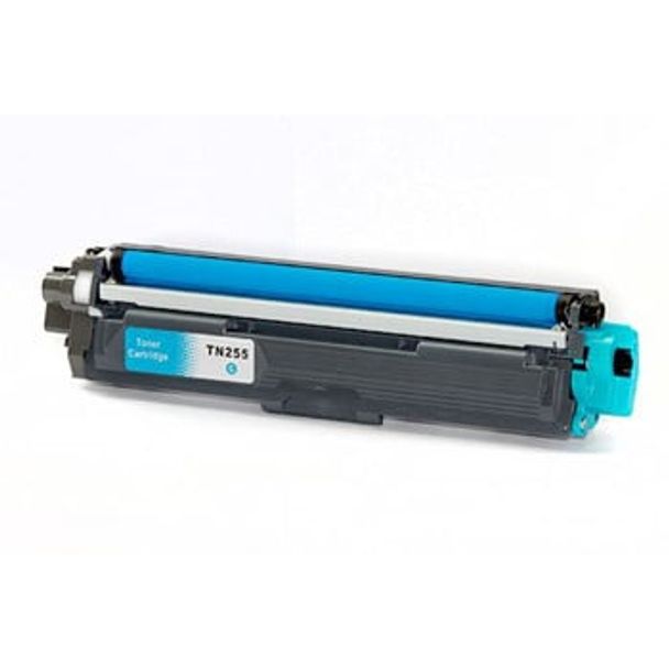 Compatible Brother TN255 Cyan Toner Cartridge - 2,200 Pages