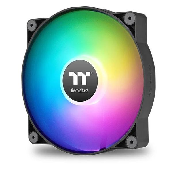 Thermaltake CL-F179-PL20SW-A CT200 200mm ARGB Sync Performance PWM Fan Black Edition Fan 1-Pack
