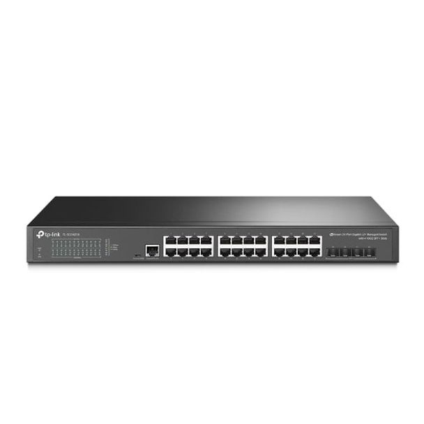 TP-Link TL-SG3428X JetStream 24 Port Gigabit L2+ Managed Switch with 4 10GE SFP+ Slots