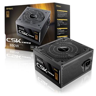Antec CSK650DC CSK DC 650W 80+ Bronze Non-Modular ATX Power Supply Black