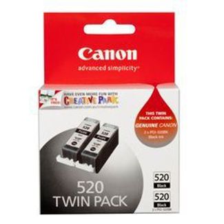Canon Original PGI-520 Black Ink Cartridge Twin Pack PGI520BK-TWIN