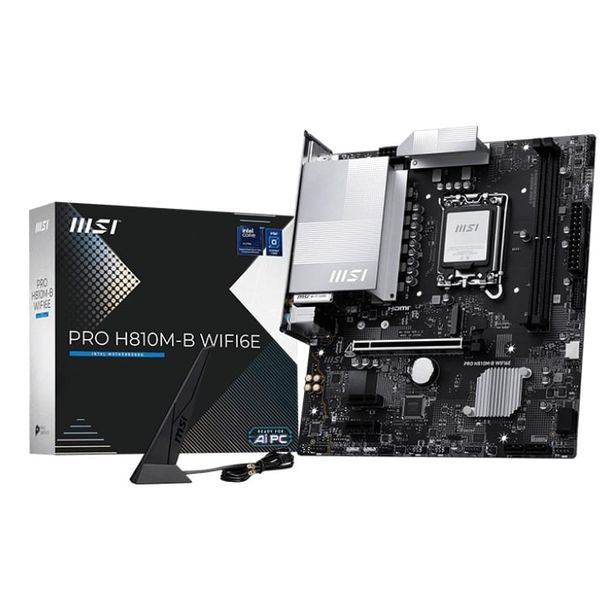 MSI PRO H810M-B WIFI6E LGA1851 mATX Motherboard