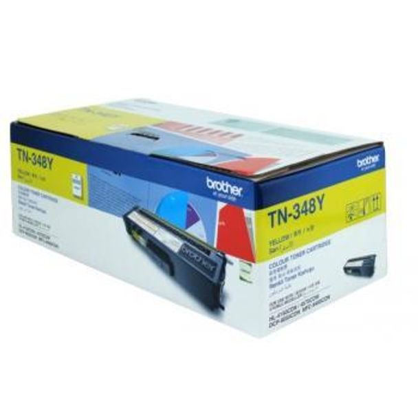 Brother TN-348Y Yellow Toner Cartridge 6000Pages