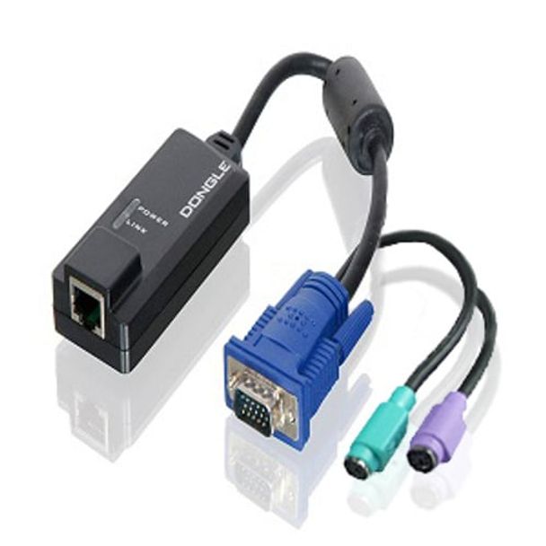 Serveredge SED-PS2-C6 PS2 CAT5e/CAT6 Dongle for LCD KVM rack Drawer- VGA/PS2