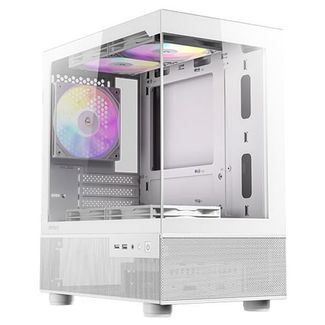 Antec CX200M Elite White Tempered Glass RGB mATX Case