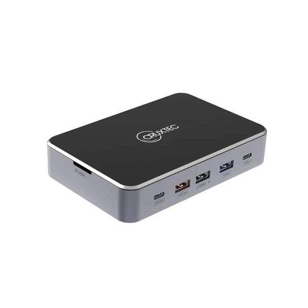 Cruxtec CDK14-SG Universal 14-in-1 USB-C Multifunctional Docking Station with SSD Enclosure
