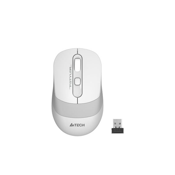 A4tech ERAMA719 FG10S Fstyler Silent Click Wireless Mouse USB White