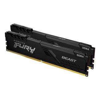 Kingston KF432C16BBK2/32 32GB 3200MHz DDR4 CL16 DIMM (Kit of 2) FURY Beast Memory Kit Black