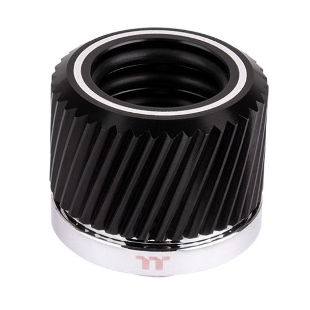 Thermaltake CL-W389-CA16BL-A Pacific SF Hard Tube 16mm OD Compression Silver Black