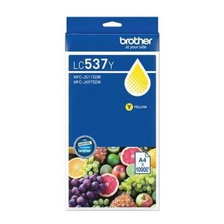 Brother LC537Y Yellow Ink Cartridge
