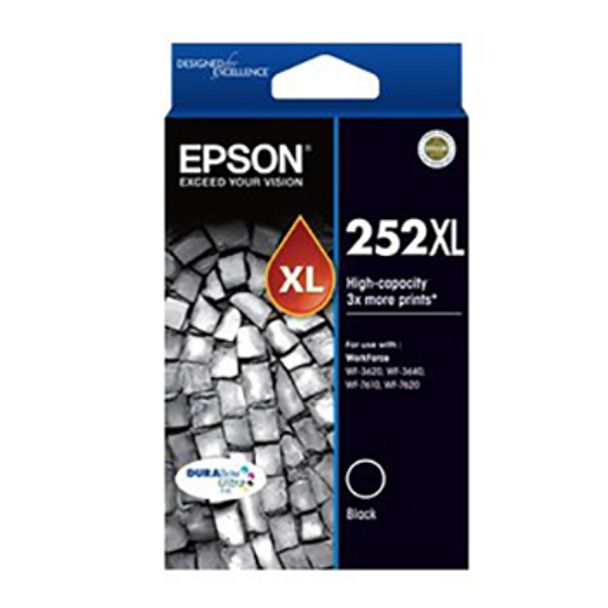 Epson C13T253192 252 Black High Yield Ink Cartridge
