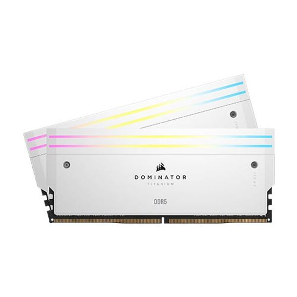 Corsair CMP32GX5M2X7200C34W DOMINATOR TITANIUM RGB DDR5 32GB (2x16GB) 7200MHz Memory White