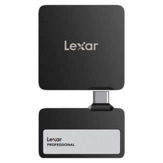 Lexar LSL400S002T-RNBNG Professional GO SL400 2TB USB-C 3.2 Portable SSD with Hub