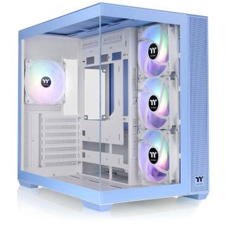 Thermaltake CA-1Z2-00MFWN-00 View 380 Tempered Glass ARGB Mid Tower ATX Case Hydrangea Blue Edition