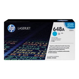 HP CE261A 648A Cyan Original LaserJet Toner Cartridge