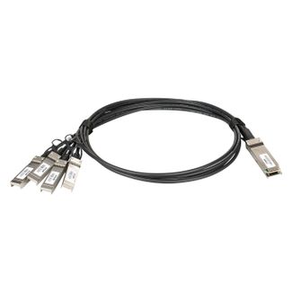 D-Link DEM-CB100QXS-4XS QSFP+ to 4x 10G SFP+ Direct Attach Cable 1m