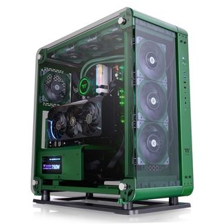 Thermaltake CA-1V2-00MCWN-00 Core P6 Tempered Glass Mid Tower ATX Case Racing Green Edition