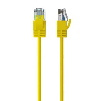 Cruxtec RF6A-020-YE Ultra-Thin CAT6A UTP Ethernet Cable Yellow 2m
