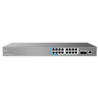 Grandstream GWN7802P Pro Enterprise Layer 2+ Managed PoE Network Switch 16xGigE 2xSFP+ 250 Watt PoE++