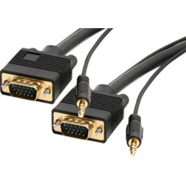 Comsol H15MM-02-HA 2M VGA & Audio Cable H15M-H15M/3.5mm audio plug