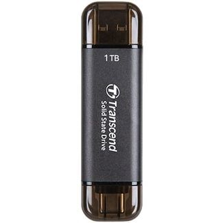 Transcend TS1TESD310C ESD310 1TB USB-A/C Portable SSD Black
