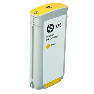 HP F9J65A 728 130-ML YELLOW DESIGNJET INK CARTRIDGE F9J65A