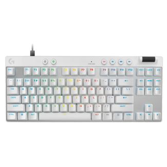 Logitech 920-013243 G PRO X TKL RAPID Analog Mechanical Gaming Keyboard White