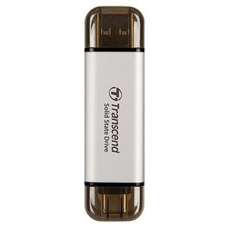 Transcend TS1TESD310S ESD310 1TB USB-A/C Portable SSD Silver