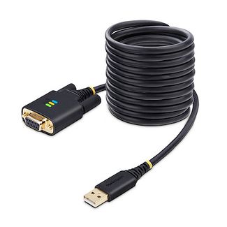 StarTech 1P10FFCN-USB-SERIAL 3m USB-A to Null Modem Serial Adapter Cable