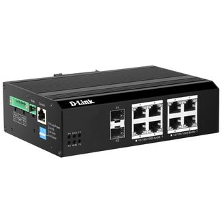 D-Link DIS-F200G-10PS-E DIS-F200G Industrial Smart Managed 8 Port Gigabit PoE+ Switch