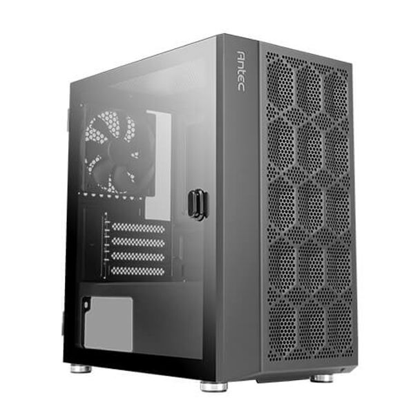 Antec CAA-NX200M NX200M Tempered Glass Micro ATX Mini Tower Gaming Case