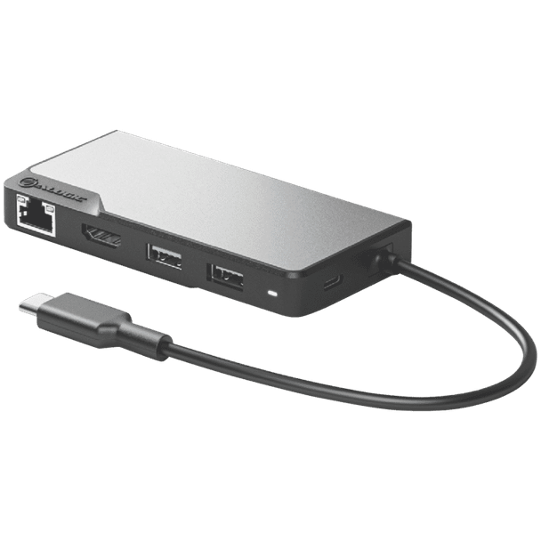 ALOGIC UCFUPRGEV2-SGR USB-C Fusion ALPHA 5-in-1 Hub Space Grey