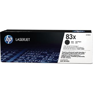 Hp CF283X 83X High Yield Black Original Laserjet Toner Cartridge
