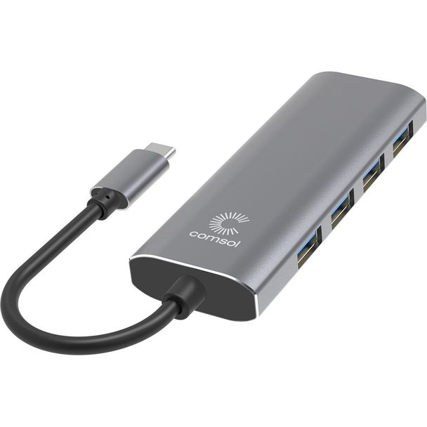 Comsol CMU34 USB-C to 4 Port USB-A 3.0 Hub