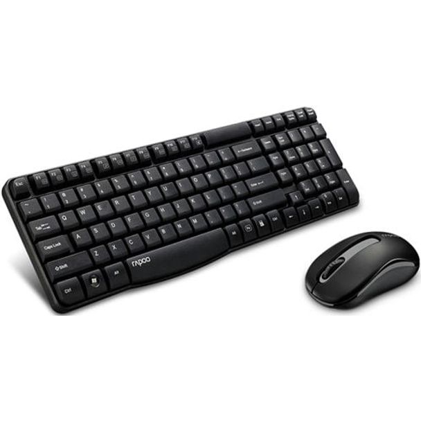 Rapoo RP-X1800S X1800S Wireless Keyboard and Mouse Combo Black