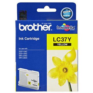 Brother LC-37Y YELLOW INK LC37Y FOR DCP-135C/150C,MFC-235C/260C