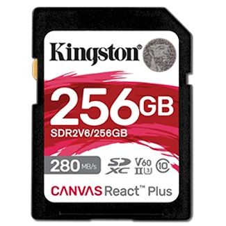 Kingston SDR2V6/256GB Canvas React Plus SDXC Card 256GB