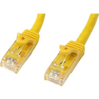 StarTech N6PATC7MYL 7m Yellow Snagless UTP Cat6 Patch Cable