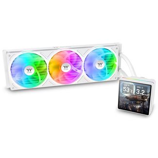 Thermaltake CL-W476-PL12SW-A TH360 V3 Ultra 360mm ARGB AIO Liquid CPU Cooler Snow Edition